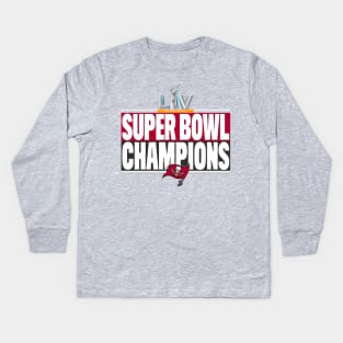 BUCS ARE CHAMPS Kids Long Sleeve T-Shirt